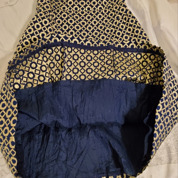 LAUREN Ralph Lauren Geometric Print Fit And Flare Sleeveless Boat Neck Size 2 - Picture 10 of 10